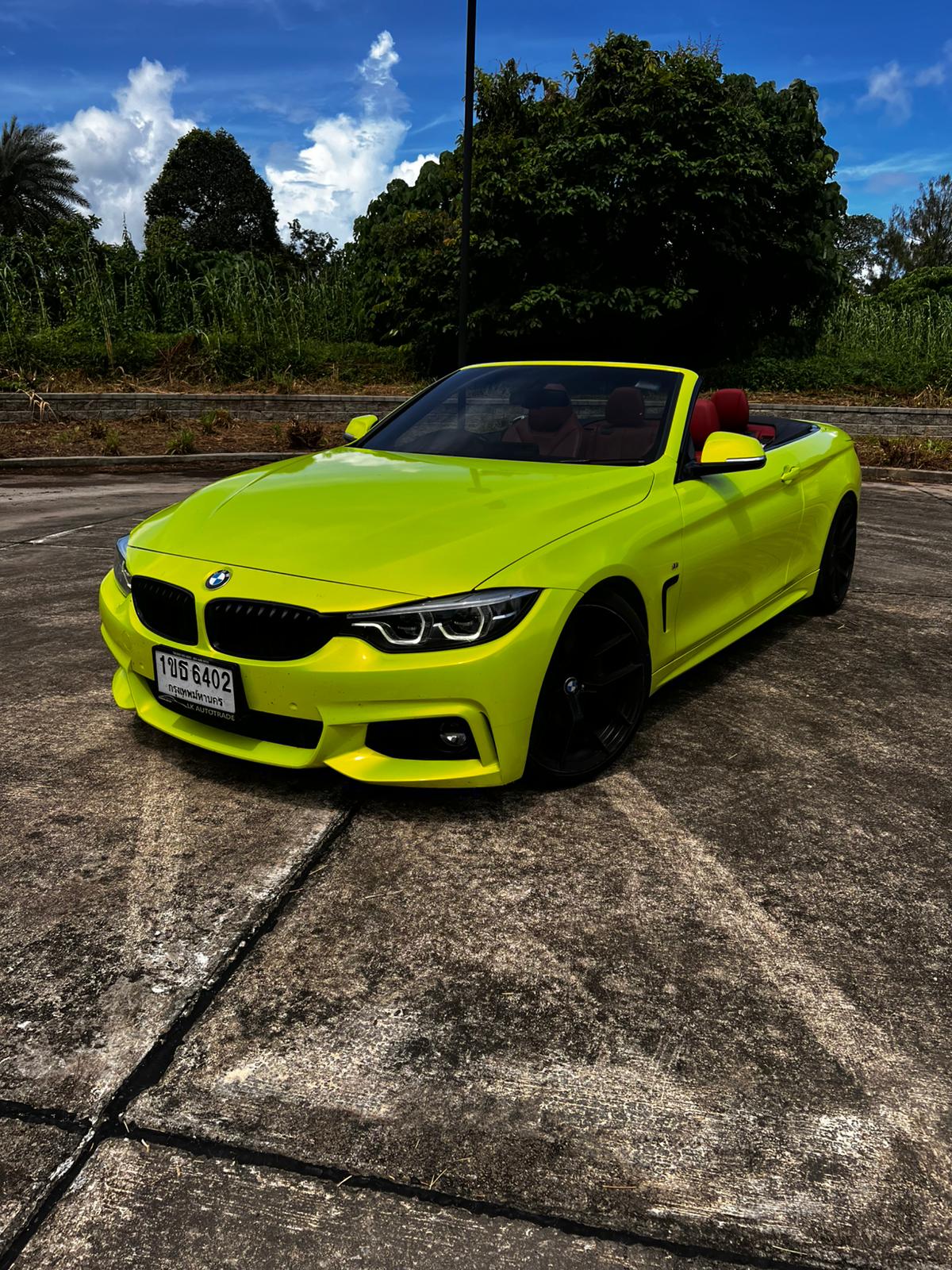 BMW 430i Lime Convertible